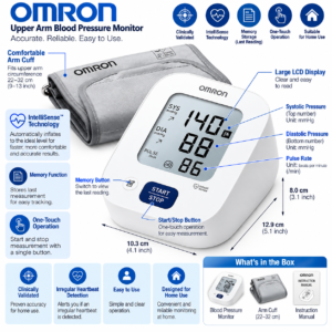 Omron HEM-7181 Automatic BP Monitor with Trend Indicator
