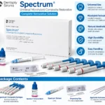 Dentsply Spectrum Composite Restorative Starter Kit A1, A2, A3, B2 Spectrum Bond