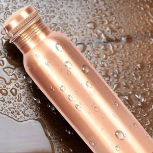 Premium Plain Copper Bottle 1 Ltr
