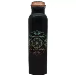 Sacred Geometry Print Pure Copper Water bottle 1000ml